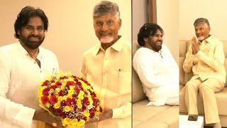 Deputy CM Pawan Kalyan Met CM Chandrababu Naidu @ AP Secretariat