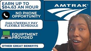 Remote Work, Rewarding Pay: Join Amtrak's Digital Workforce