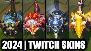 ALL TWITCH SKINS SPOTLIGHT 2024 | League of Legends