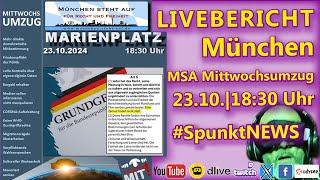 LIVE | #MUC2310 | #MSA #Mittwochsumzug | Thema: GG Art 5 (1) MEINUNGSFREIHEIT in Wort, Schrift, Bild