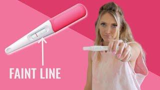 Faint Positive Line on Pregnancy Test - Are you REALLY PREGNANT?