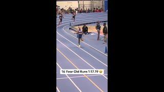 BEAST MODE   Olympian Quincy Wilson is already tearing it up on the 600m indoor 