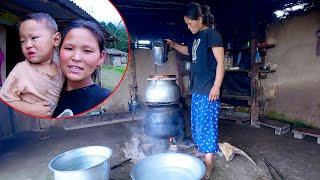 village wine making by Rita || Life in rural Nepal @Ritarojan