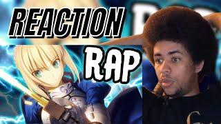 AfroLegacy Reacts To SABER RAP | "Excalibur" | RUSTAGE ft Cami-Cat [FATE]