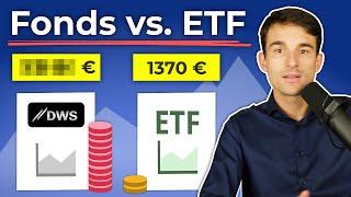 Aktiver Fonds vs. ETF im Kostenvergleich: Horrende Kosten?