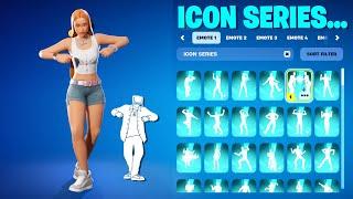 ALL FORTNITE ICON SERIES DANCES & EMOTES