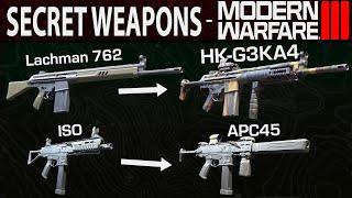 Hidden Weapons in MW3