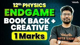 12th Physics | Book Back and Creative 1 Mark Questions | Half Yearly 2024 | Yazhiniyan Sir