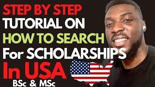 How to Search and Find Scholarships in USA - Financial opportunities