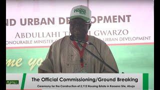 The Permanent Secretary, Federal Ministry of Housing and Urban Development Dr. Marcus O. Ogunbiyi