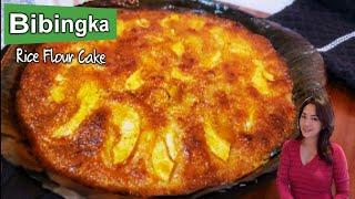 Moist and Tasty Filipino Rice Cake Recipe / Easy to make BIBINGKA  with salted egg and cheese recipe