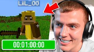 Kan Jeg Gennemføre Minecraft På 1 Time?!