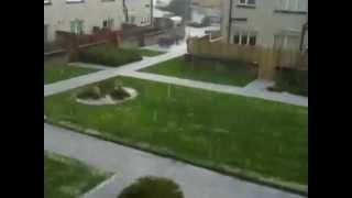 Thunder and Hailstorm on St. Patrick's Day 2012 in Lucan