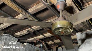 KDK Industrial Ceiling Fan 56” Model B56YK (iMovie Edition)