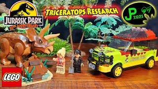 LEGO Jurassic Park 30th Anniversary Triceratops Research Review