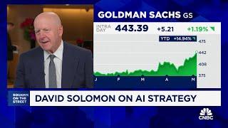 Goldman Sachs' David Solomon on AI strategy, job impact, and M&A environment