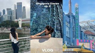 vlog  싱가포르 NUS 유학생 브이로그 | 관광하기 ! (머라이언, 호텔 호캉스, 유니버설 스튜디오, 맛집)