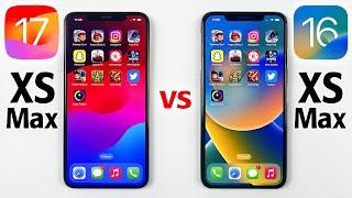 iPhone XS Max iOS 17 vs iOS 16 SPEED TEST - iOS 17 vs iOS 16 Performance Test