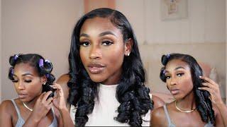 How To Curl Your Hair With A Flat Iron | DETAILED