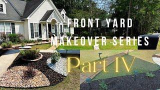 Front Yard Makeover Series Part IV|Stepping Stone Walkway|Garden Bed Landscape