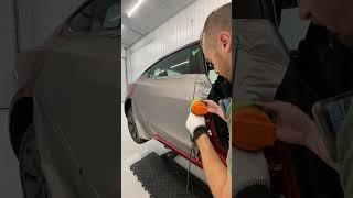 Tesla model 3 Rear Door Wrap install #tesla #wrap #satisfying