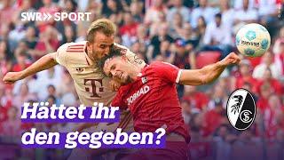 Selbst Thomas Müller bezeichnet Bayern-Elfer gegen Freiburg als WITZ - DEIN SCF #128 | SWR Sport