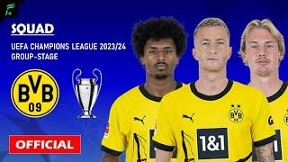 BORUSSIA DORTMUND SQUAD  - UEFA Champions League 2023/24 Group-Stage | FAN Football