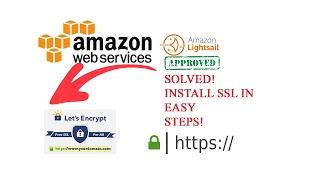 Install SSL on Amazon AWS LightSail WordPress | Bitnami Letsencrypt | Easy Steps Tutorial