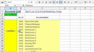 How To Add An Revenue or Expense Account to Profitworks' Easy To Use Account Program