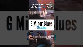 G Minor Blues Scale | Guitar Scales for Beginners | Guitar Theory with Aman Verma #learnguitar