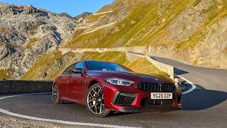 Driving Stelvio Pass BMW M8 Gran Coupe Competition | Italian Alps |