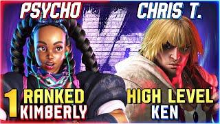 SF6 (1 Ranked Kimberly) Psycho VS Chris Tatarian (Ken) ▰ High Level Gameplay Street Fighter 6