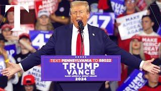 LIVE: Donald Trump hosts MAGA rally in Pennsylvania