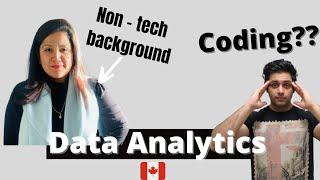 Studying data analytics with no technical/coding background? University of Toronto- Data analytics