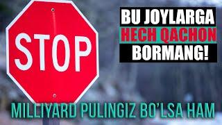 BU JOYLARGA ASLO BORMANG. AGAR BORSANGIZ... | SIZ BOP