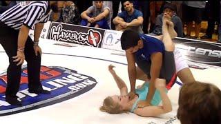 MMa fight mixed - powerfull girl - hot scenes