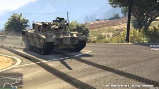 GTA V: Realistic Rhino tank (mod)