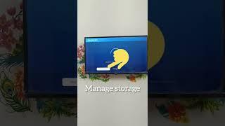 clear app data and cache in samsung smart tv #shorts