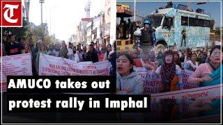 All Manipur United Clubs Organisation takes out protest rally in Manipur’s Imphal amid high security