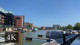 4K UHD | Brayford Pool - Lincoln | Walking Virtual Tour