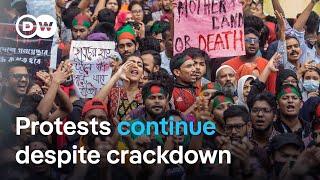 Student protesters in Bangladesh demand resignation of Prime Minister Hasina | DW News