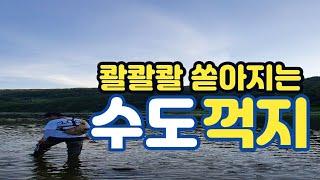 안동 꺽지낚시! ns타이픈 꺽지전용로드 &   시마노 세도나 드랙음 및 합사0.2호 채비로 타작!