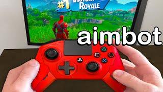 I Hacked a $10 AIMBOT Controller to Cheat in Fortnite...