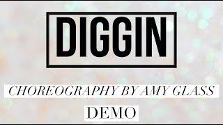 DIGGIN line dance demo, choreography by Amy Glass