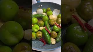 The BEST Salsa Verde! #freddsters #foodie #cooking #recipe #salsaverde #salsa #mexican #shorts