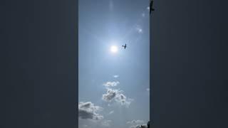 Plane flies very close over the Schönbuch Tower at Herrenberg in Germany 2023 #shorts #tower