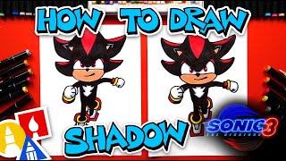 How To Draw Shadow From Sonic The Hedgehog 3 Movie