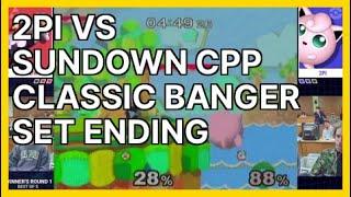 2PI VS SUNDOWN CPP CLASSIC BANGER SET ENDING ... | Smash Melee Highlights