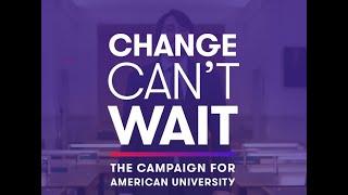 Change Can't Wait - AUWCL Campaign