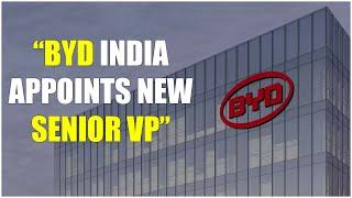 BYD India appoints Sanjay Gopalakrishnan as senior VP for EV || Hybiz tv